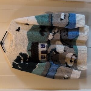 Samantha Taylor Vintage Sheep Mohair Wool Sweater Sz. M